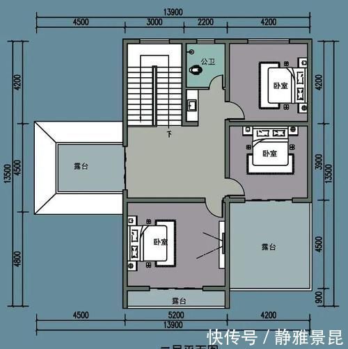 农村|农村二层现代别墅小院，不砌影壁墙，房子还好看，买了车再不担心开不进院里