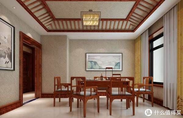 中式|见过了世界,才懂中式风最美,215㎡红木别墅,入户诗情又画意