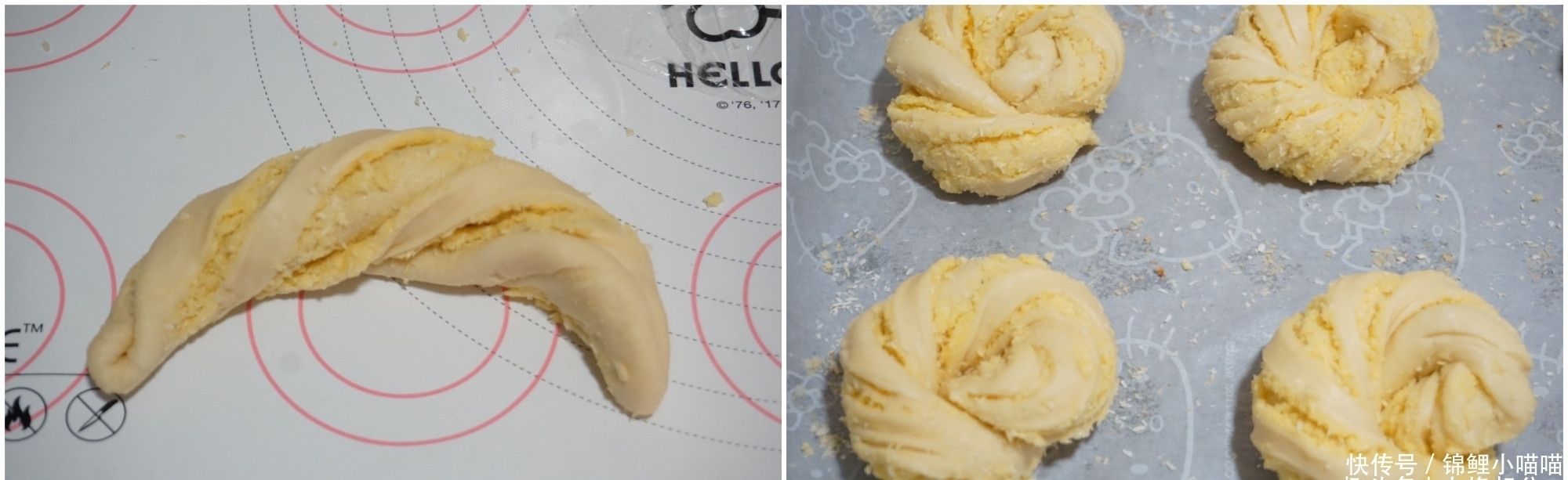 面团|面包店热卖的椰蓉面包圈,自己在家做特简单,满屋飘香,外脆内软