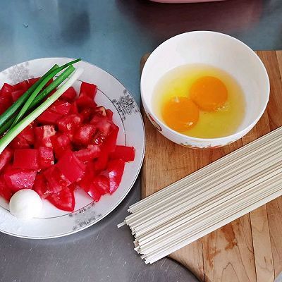 面条|西红柿鸡蛋拌面