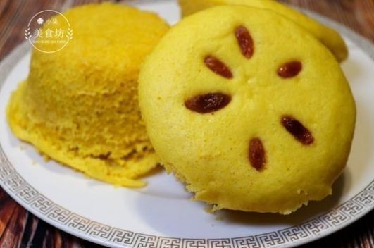 玉米发糕|一碗玉米面，2个鸡蛋，教你粗粮细做，暄软香甜，比馒头简单好吃