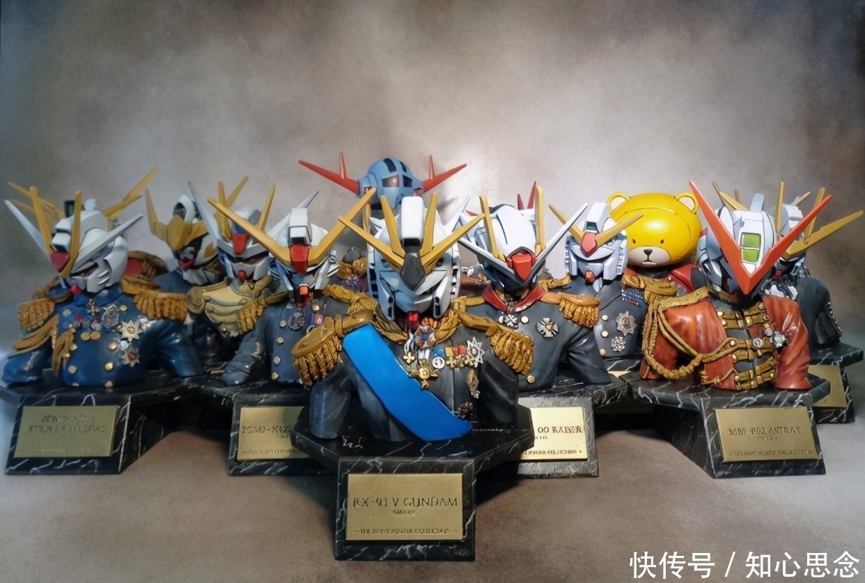 模玩控|模玩控:高达拟人胸像改造,巴巴托斯、命运、独角兽哪款是你的最爱?