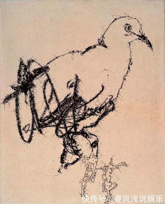 画家！他画一只鸟卖了82万，网友吐槽：不如小学生，专家：往鸟眼睛里看