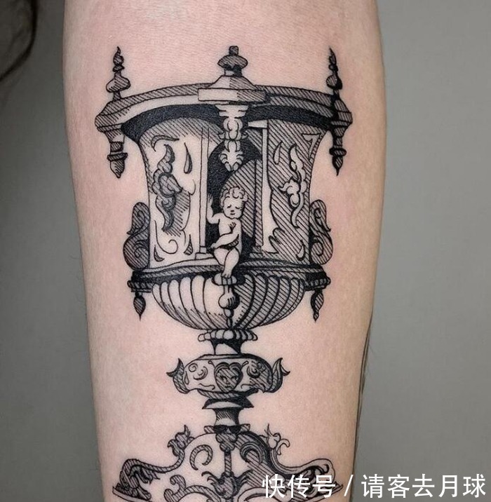 线条|每一根线条它们都在认真的表达自己 好看的线条结构纹身(一)