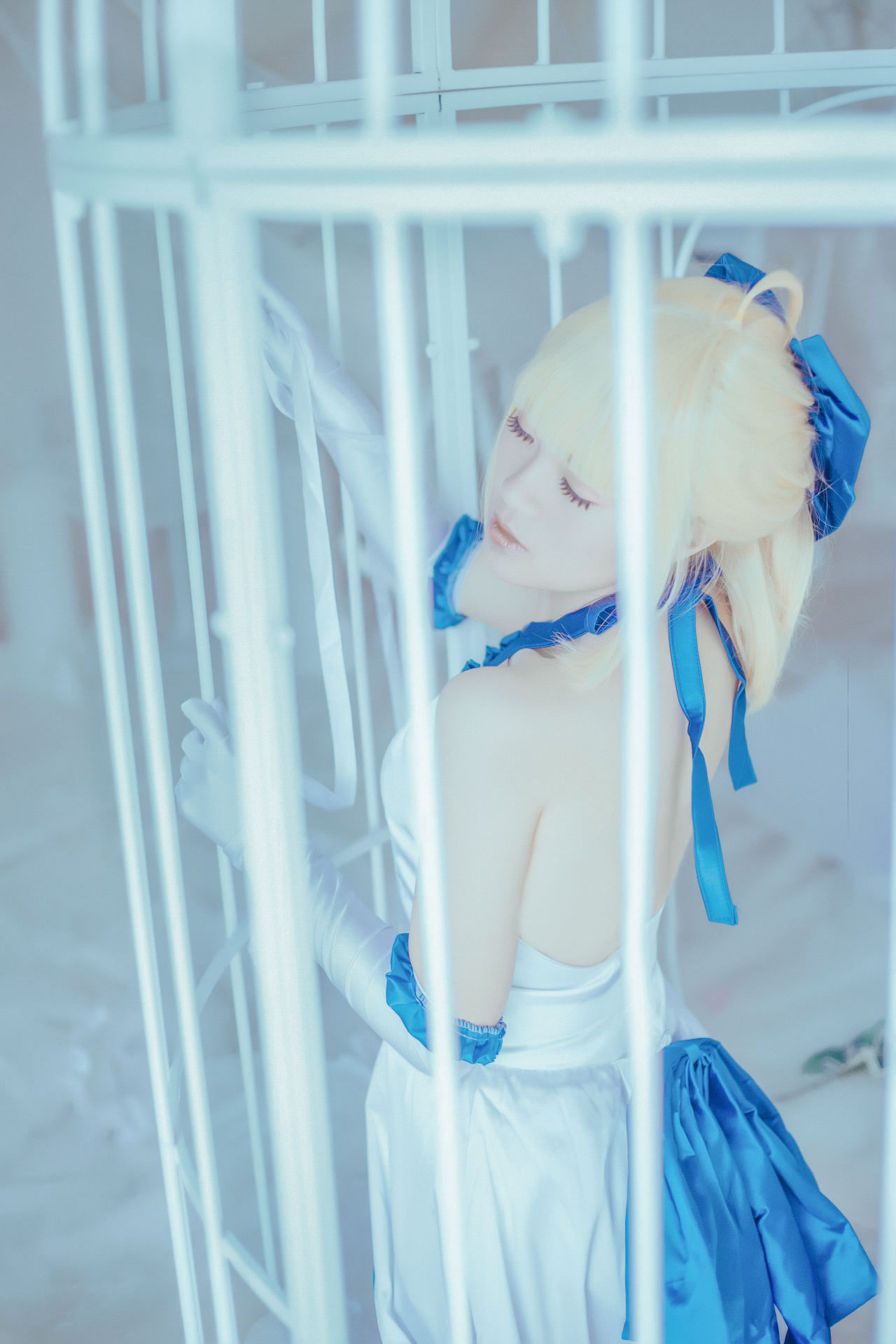 lily|saber lily蓝百合cosplay