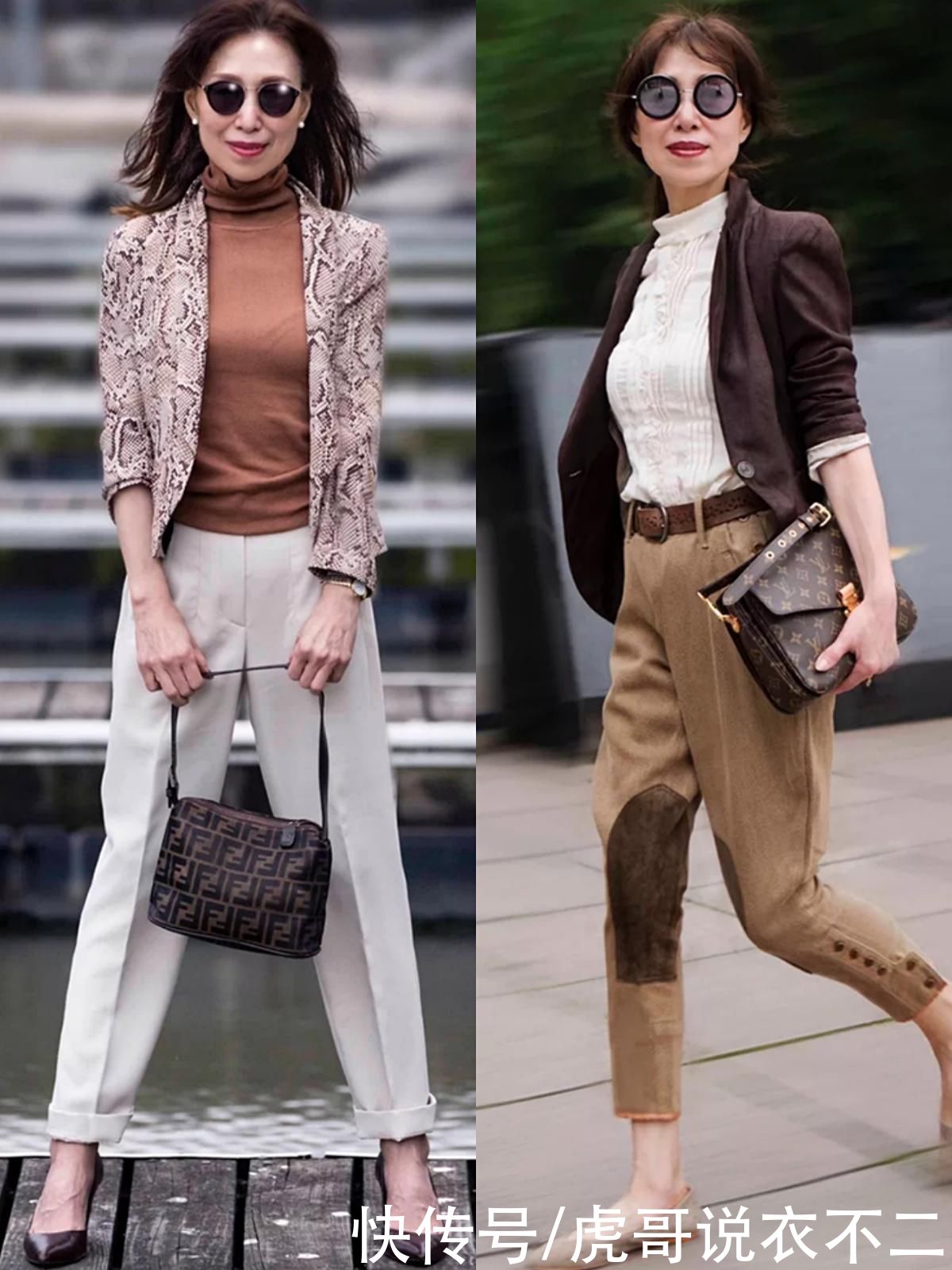 打扮|66岁阿姨真会打扮，入秋后用四款小外套打造年轻状态，时髦又显贵