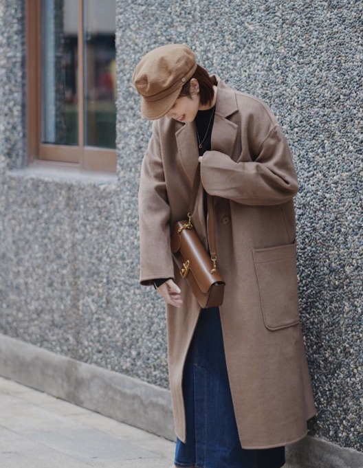 穿搭|今年火了一种外套:叫过膝大衣,不但保暖还遮肉,爱了!