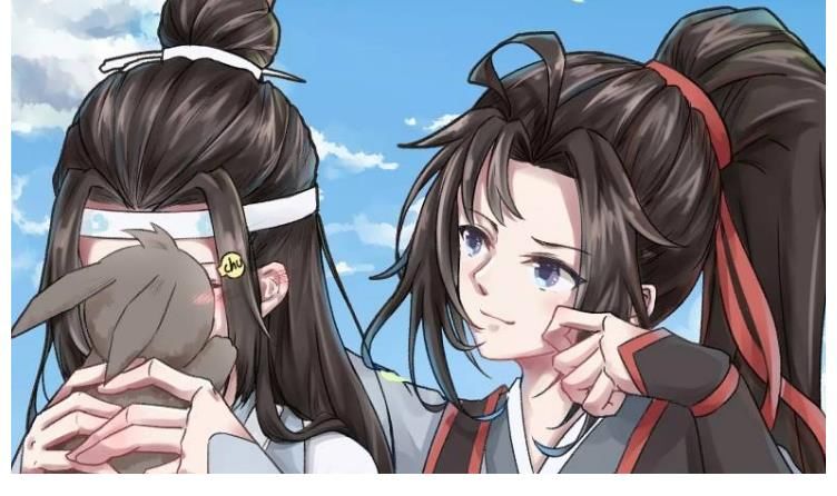 阿羡|魔道祖师：魔道全员变身美少女，阿羡变乖巧，和汪叽配一脸！