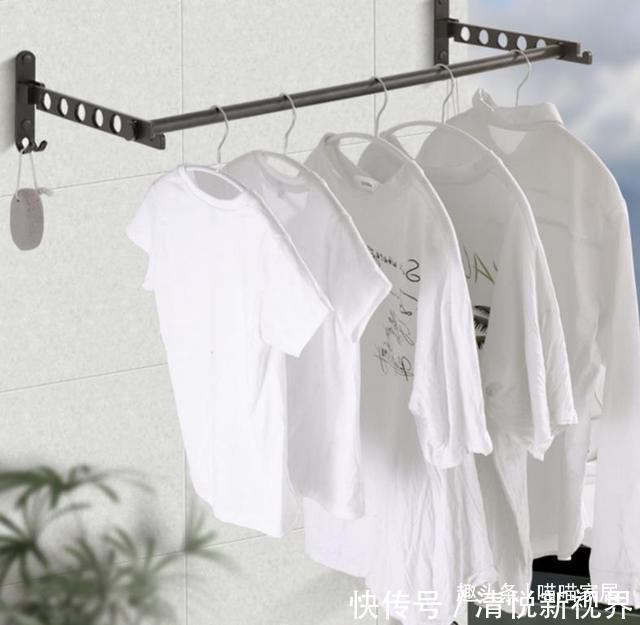 占地方|阳台别装传统晾衣架了，现在流行装这种，方便实用，还不占地方