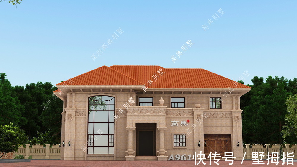 别墅|这款欧式小别墅,让人久看不厌,建一栋绝美。