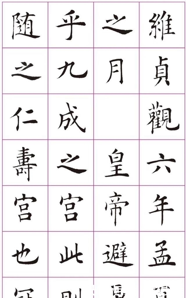 每日一题,每日一字@田蕴章临的《九成宫醴泉铭》人书俱老!虽然不像,但很有味道