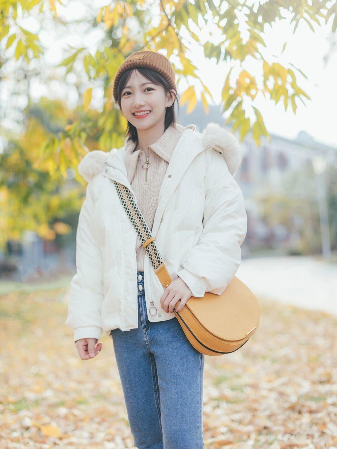 毛衣 小个子们可借鉴的“短羽绒服”搭配,教你打造大长腿,建议收藏