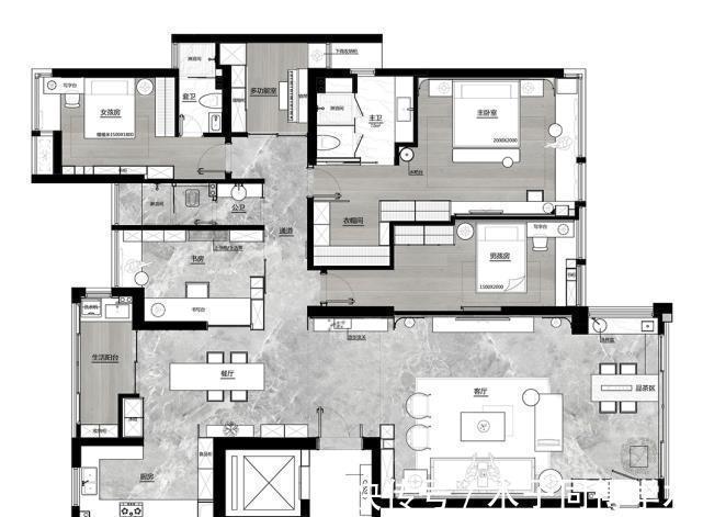 中式|147平中式风四居室,雕刻华丽富饶的“中国印象”