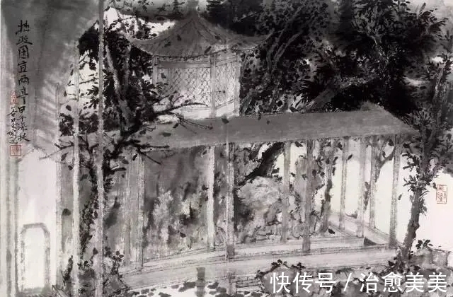 水墨山水画$中国美院|二十多年来,他的水墨山水画影响了众多青年创作者