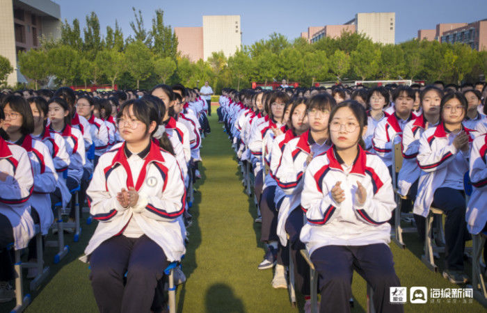 第一中学|组图｜“青春新起点 筑梦新征程”河口区第一中学举行2021年秋季开学典礼