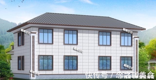庭院|18×12.6米二层中式合院，全村最美的一栋房，羡煞旁人！
