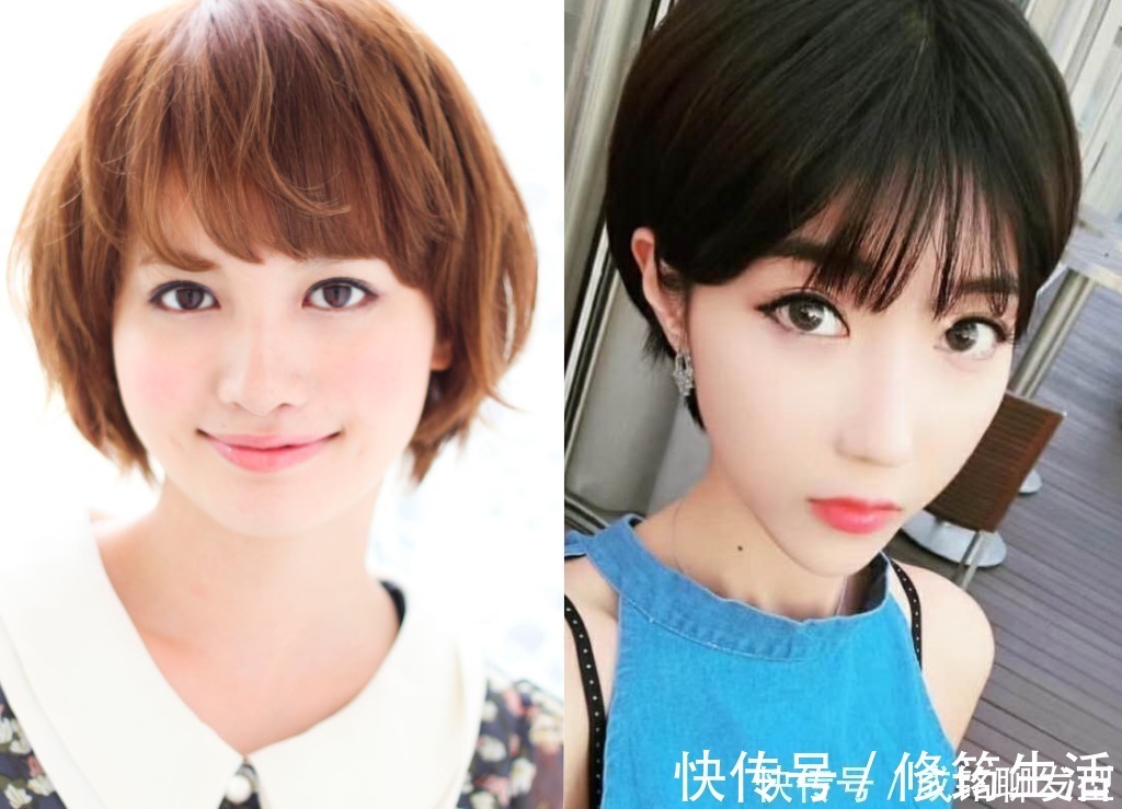 女生|圆脸女生千万别剪齐嘴短发,尽管显脸瘦也很时尚,不适合也是白搭