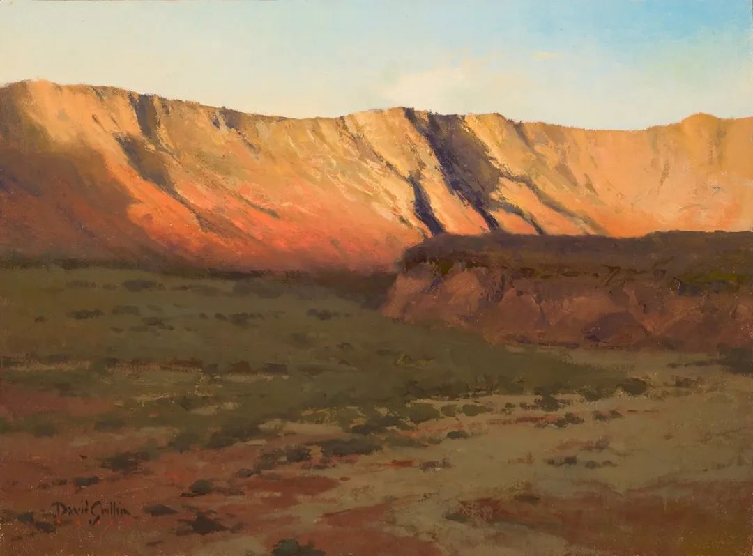 德克萨斯州#大卫·格里芬的风景油画高清图,放大看,更迷人