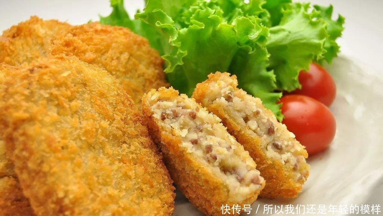 教你在家做日式可乐饼,外酥里嫩,简单方便,隔壁的小孩馋哭了