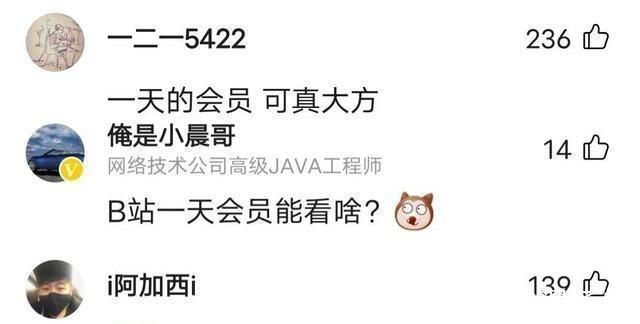 b站|B站崩溃补偿会员,网友却不高兴了,一天会员够干什么