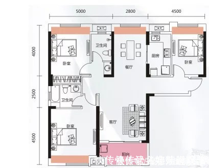 朝气蓬勃感|123平现代三居室以温馨和舒适为主,打造现代舒朗的简约生活