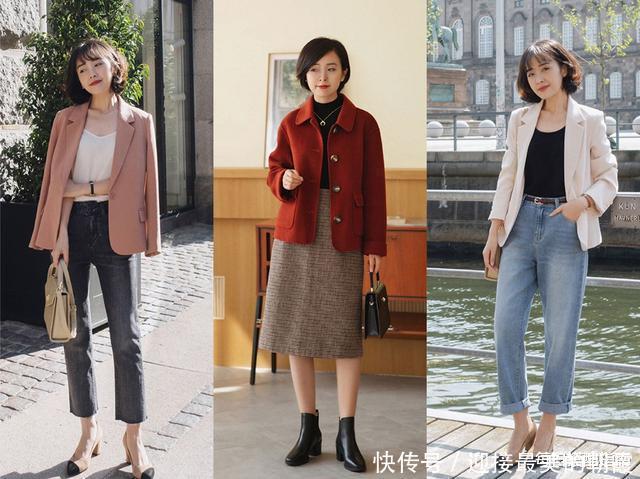 外套|建议小个子的女生,秋冬选外套牢记这3点,遮肉显高,照着穿准美