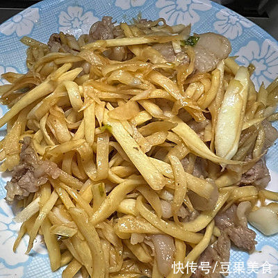 大厨不会告诉你的茭白炒肉片小窍门