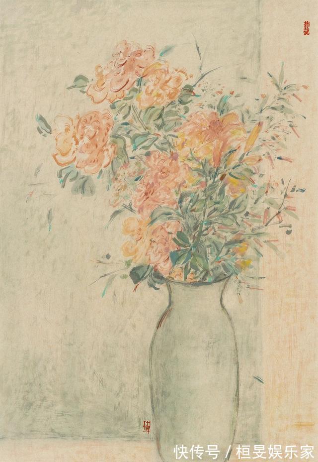 生命&画家对生命的理解可能都在她的画中,用一束花来表达自己的想法