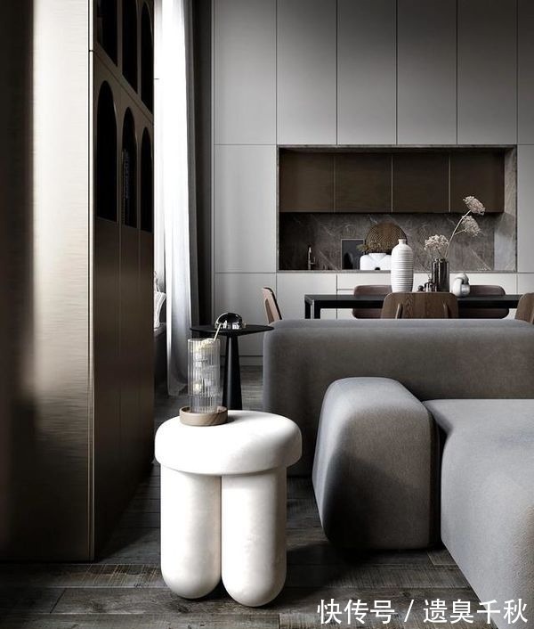 单身公寓|外国小伙的93㎡单身公寓,全屋轻奢风,卧室纱帘让网友吵翻了天