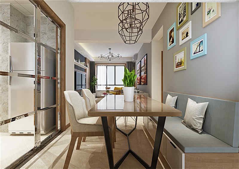 小户型|100㎡小户型老房翻新，北欧风情温馨十足，让生活更惬意