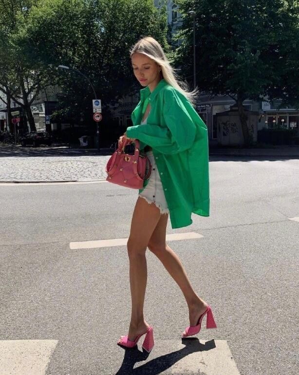 色系|欧洲博主Leonie Hanne女人味到极致 各种色系都能轻松驾驭