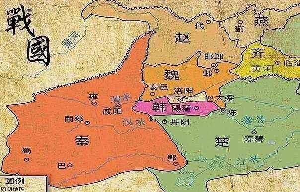 七国天下,我要九十九,韩非如果没死的话能成功吗?一张地图打脸