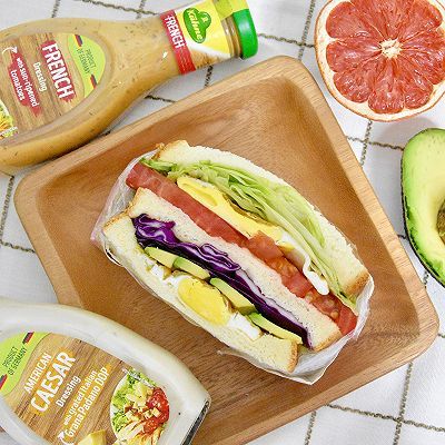 煎蛋|沙拉三明治