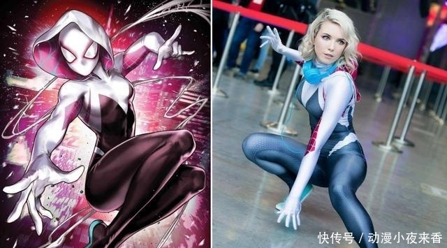 shi|打破次元壁的三位国外小姐姐,这波格温cos太完美了!