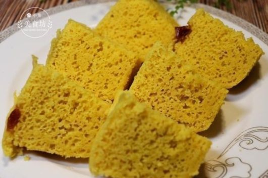 玉米发糕|一碗玉米面，2个鸡蛋，教你粗粮细做，暄软香甜，比馒头简单好吃