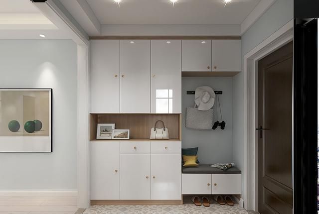 鞋柜|进门一地鞋太乱,聪明人都这样设计玄关,漂亮实用,多久都不过时