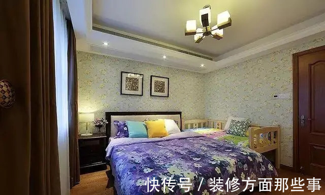 书房|160平美式四居室增添些许色彩碰撞的美式风格，非常享受