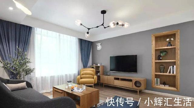 新房|98平米的新房装修毕业啦,全屋高级灰的设计超漂亮,采光明亮通透