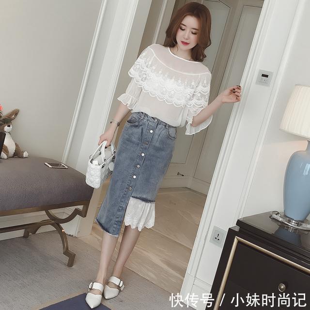 韩版|不规则半身裙,个性与妩媚的碰撞