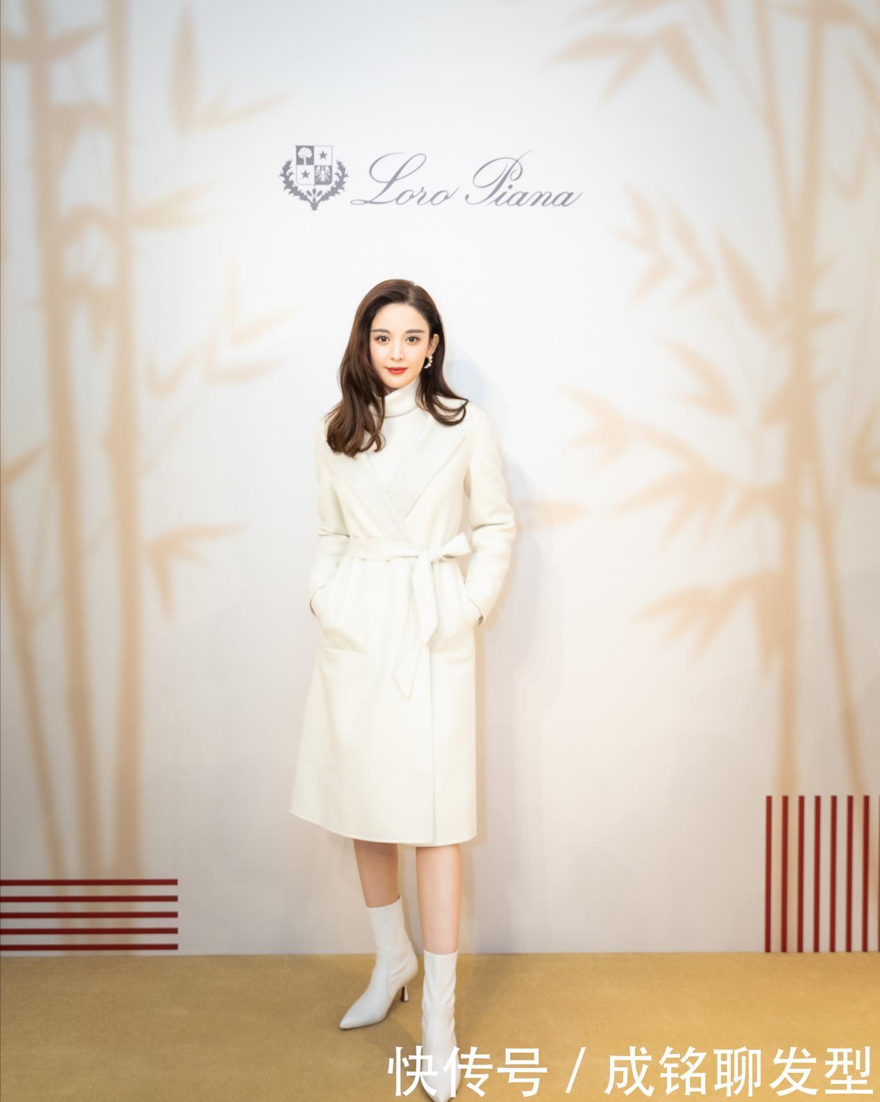 娜扎颜值真能打!羊羔毛外套配毛衣简单不是高级感,难掩时尚气质