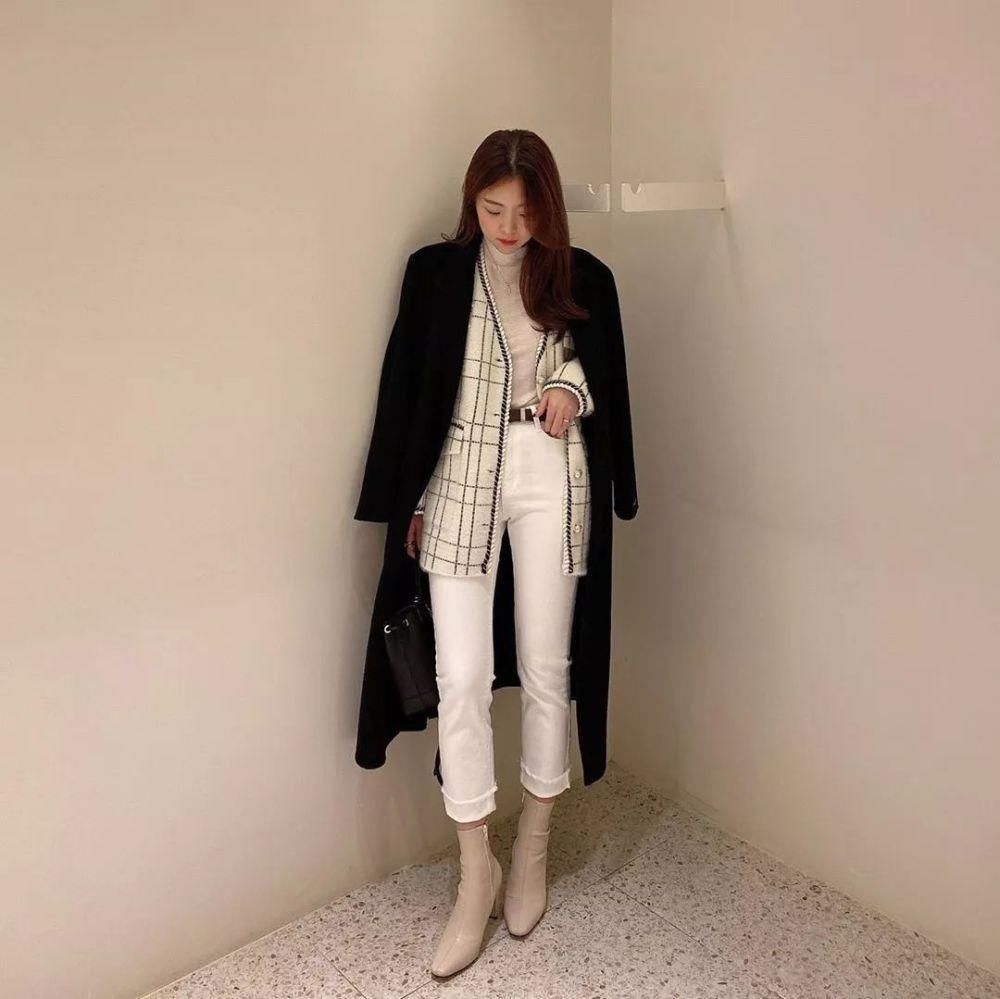  小黑|今冬正流行,奶奶裤 + 短靴，小黑裤 + 长靴!