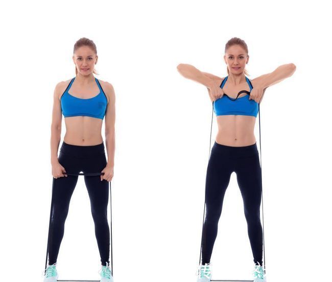 训练|拉力带的训练方法，简单6个动作，无器械也能锻炼全身肌肉