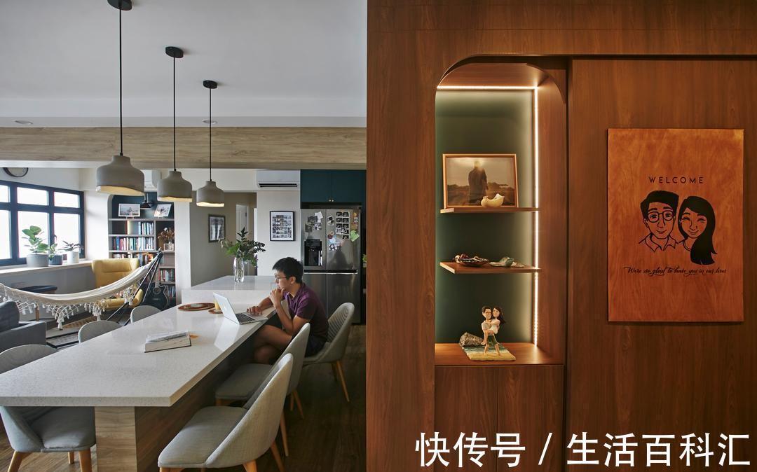 爸妈|109㎡爸妈帮忙装修,老式家具经典不过时,再装修决定还交给他们