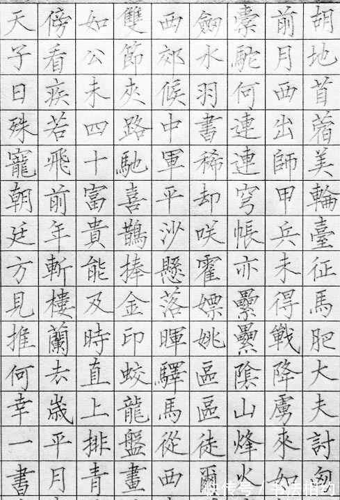 高手$太任性!高手用柳楷笔意写硬笔书法,瘦硬通神,笔笔送到,佩服