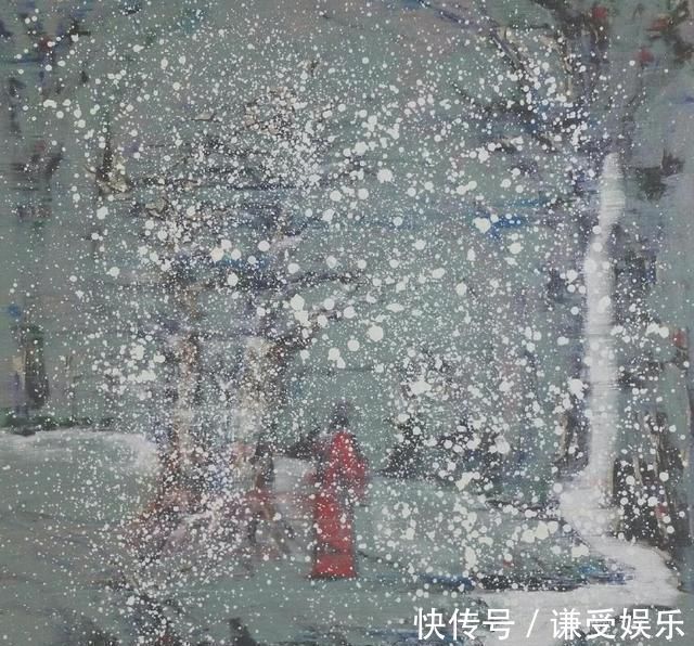 绘画&冯小刚的油画水平真不错:不输专业的画家,笔下充满着故事