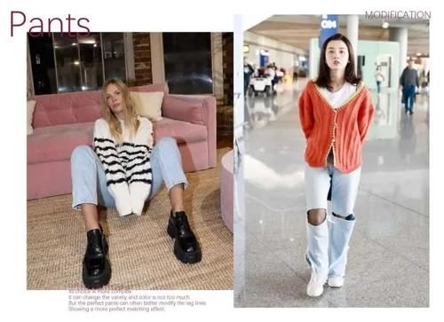 最近火了一种显高穿法，叫毛衣+阔腿裤，小个子也能穿出大气场