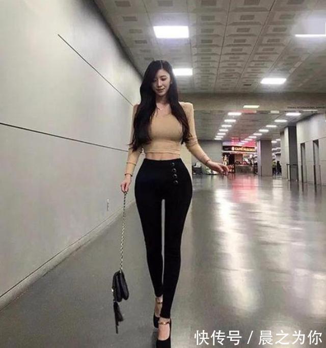 模特|173cm韩国模特坚持跑步3年，甩掉“竹竿”标签，练就沙漏型好身材