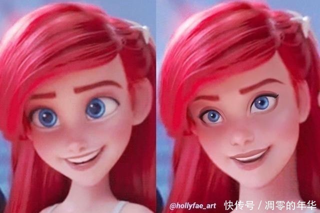 安娜|如何让迪士尼公主更像真人“面部重塑”了解一下,茉莉美到惊艳