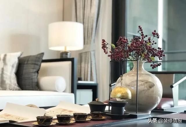 餐厅|150平中式五居,三世同堂,乐趣无穷客餐厅背景墙,更是漂亮