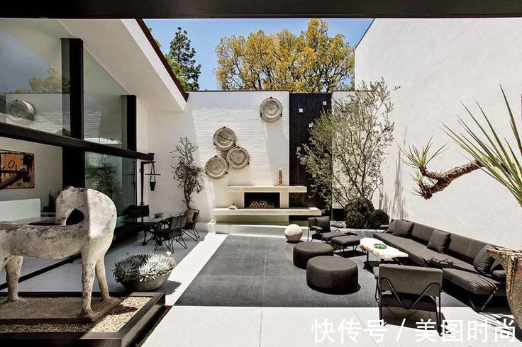 雨水|爆火的下沉式庭院设计,有条件一定要建一个,比别墅花园还好看